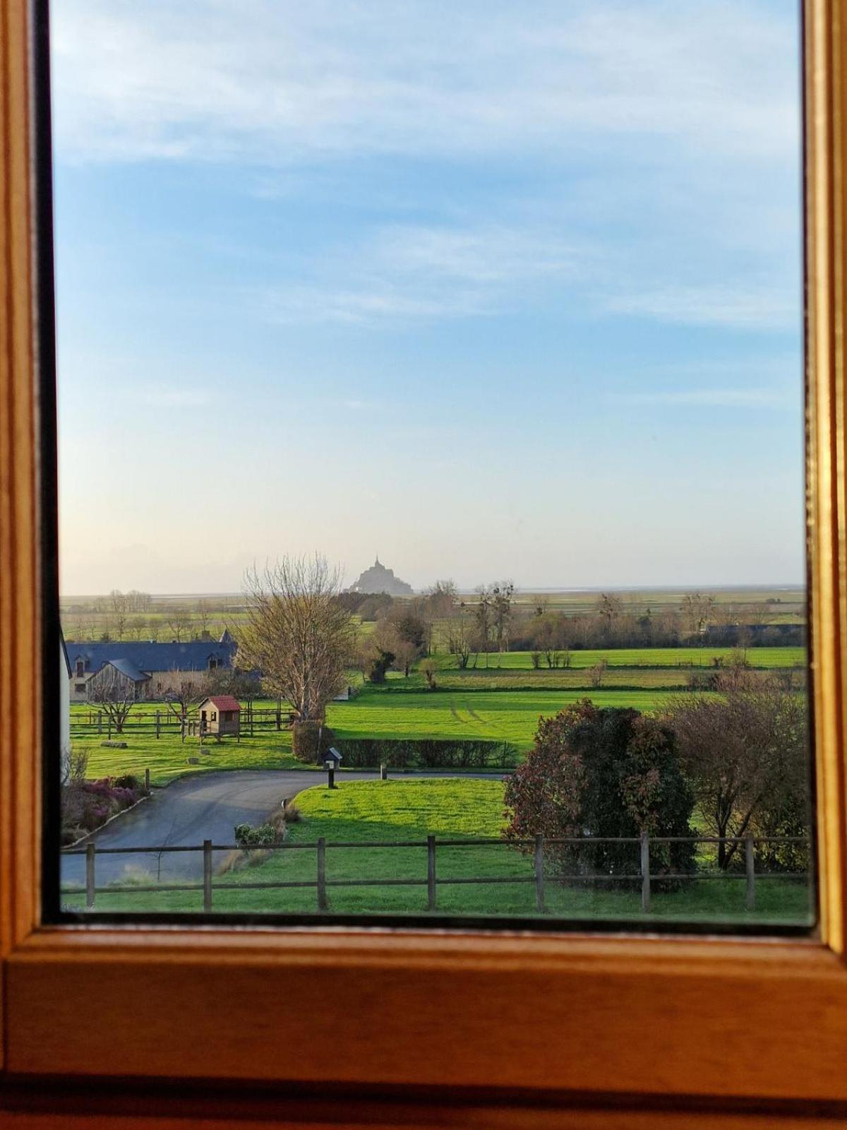 L'Aurore De La Baie, Vue Sur Le Mont-Saint-Michel Huisnes-sur-Mer Экстерьер фото